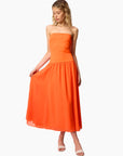 Bari Strapless Dress Clementine