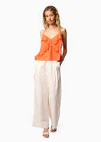 Cadiz Wide Leg Pant Cream