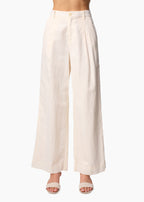 Cadiz Wide Leg Pant Cream