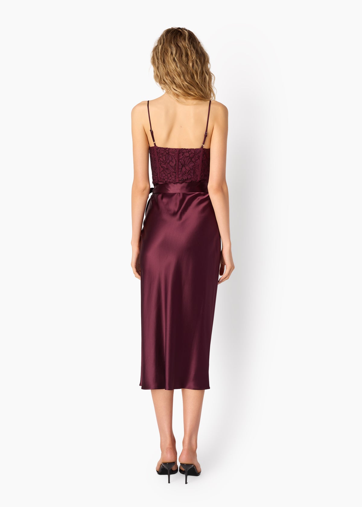 Tricia Corset Dress Blackberry