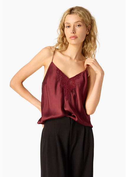 Daniya Camisole Syrah – CAMI NYC