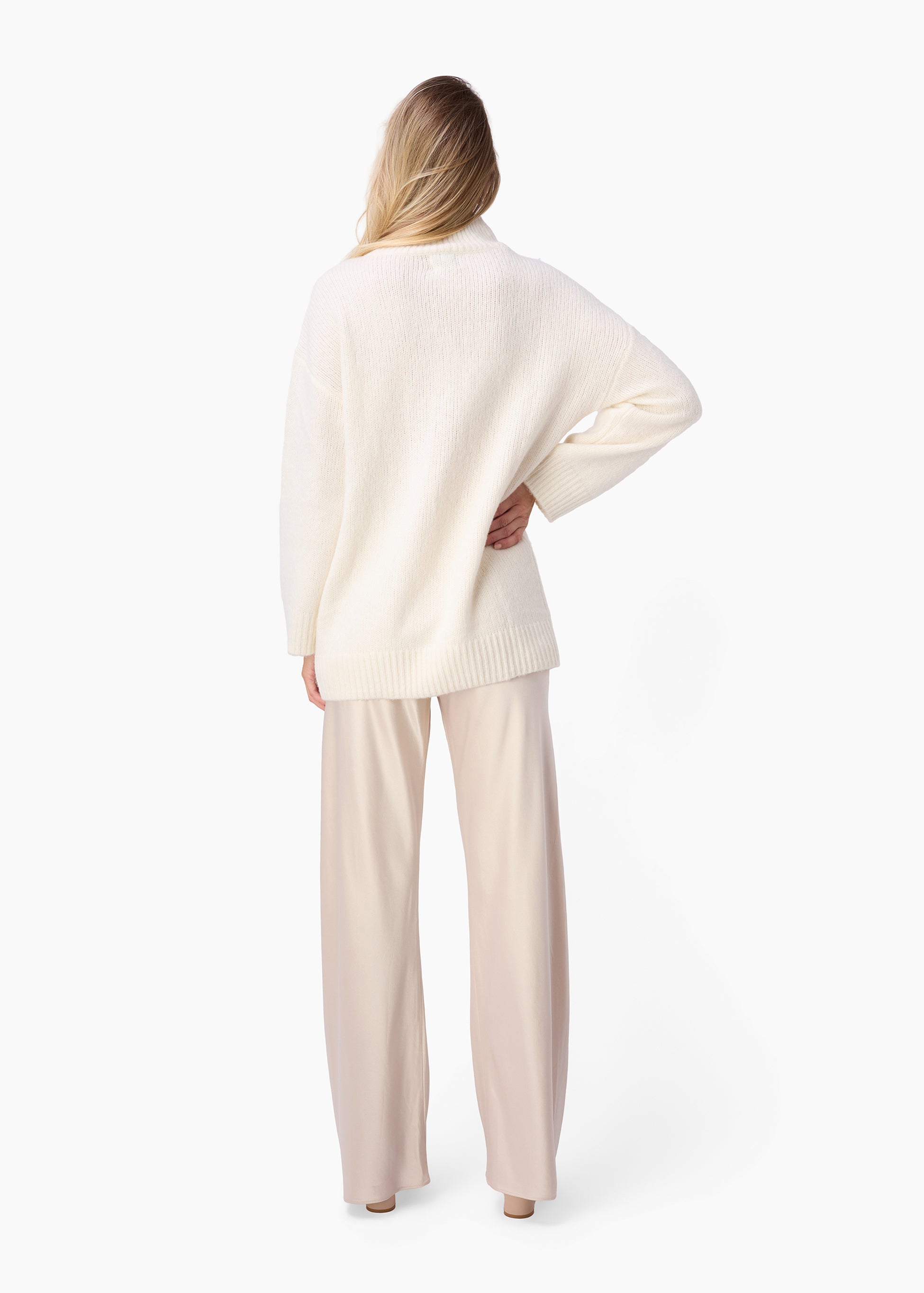 Catherine Cashmere Blend Sweater Macadamia