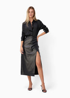 Crosby Silk Blouse Black