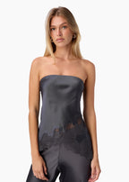 Odessa Strapless Camisole Coal