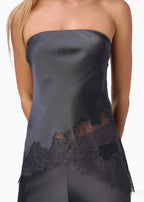 Odessa Strapless Camisole Coal