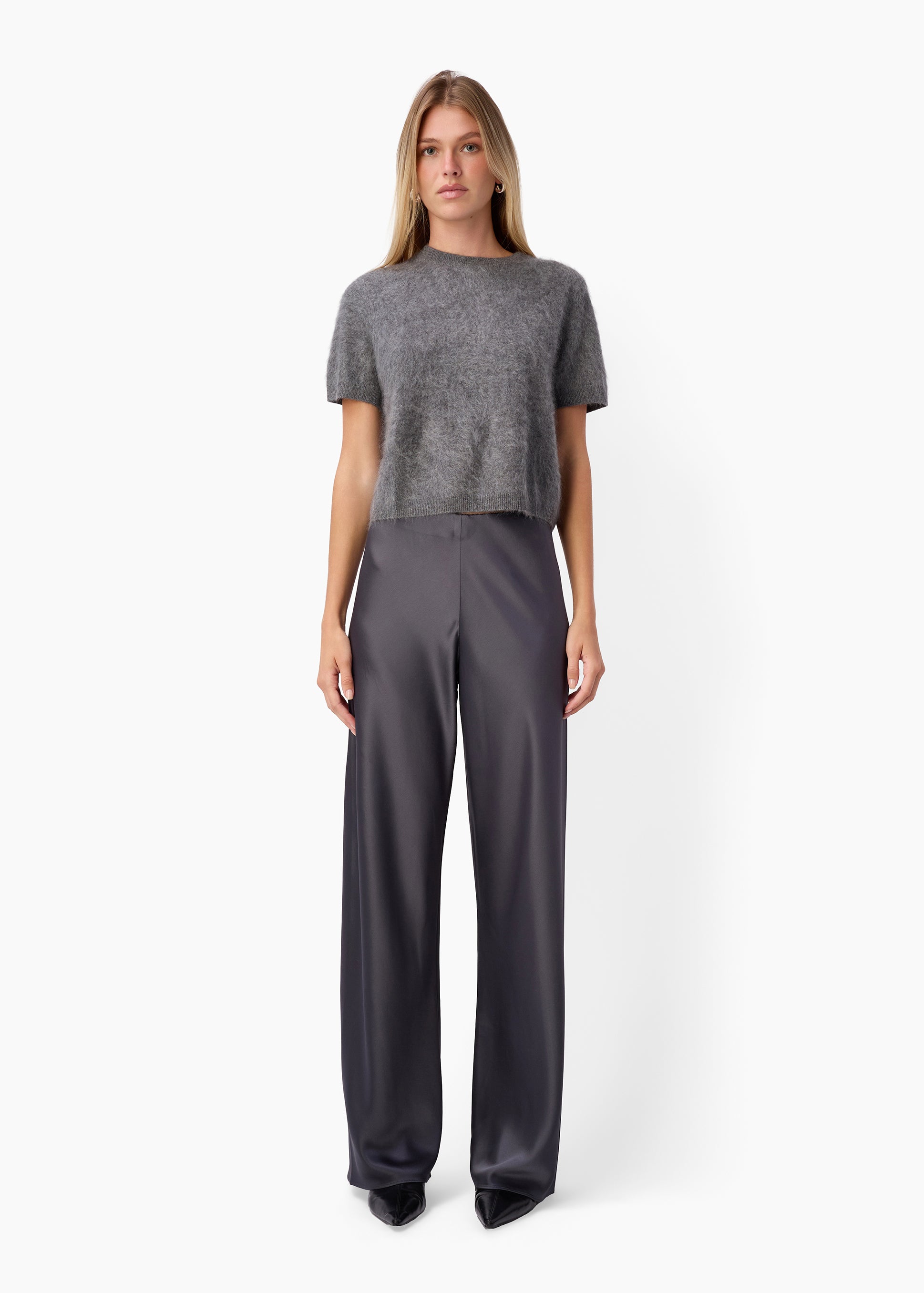 Bristol Mid Rise Pant Coal – CAMI NYC