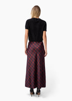 Aviva Maxi Skirt Tartan