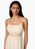 Octavia Cotton Dress Bone