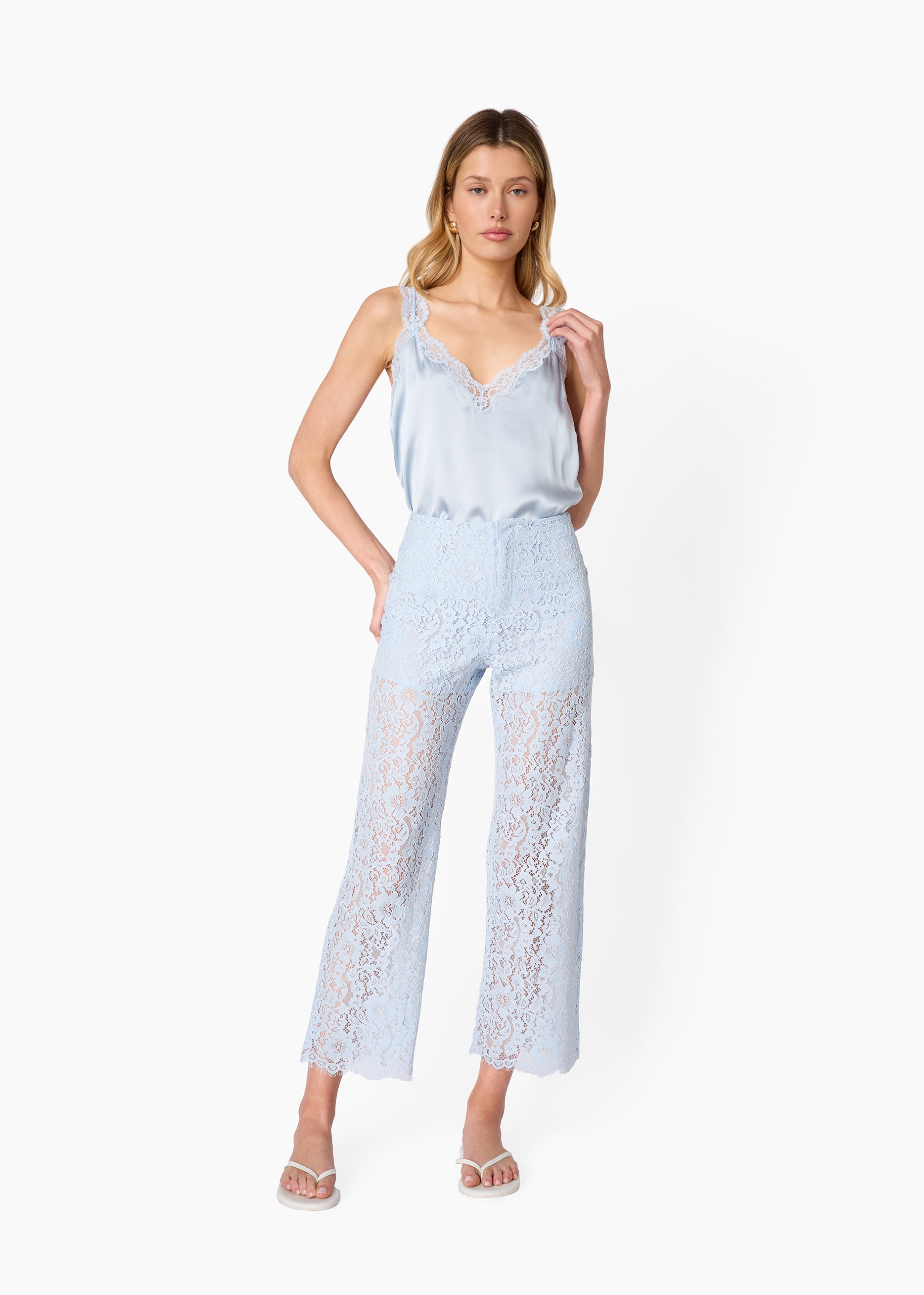 Kidill 25ss レースパンツLACE PANTS Zinaida Lace Pant Dew – CAMI NYC