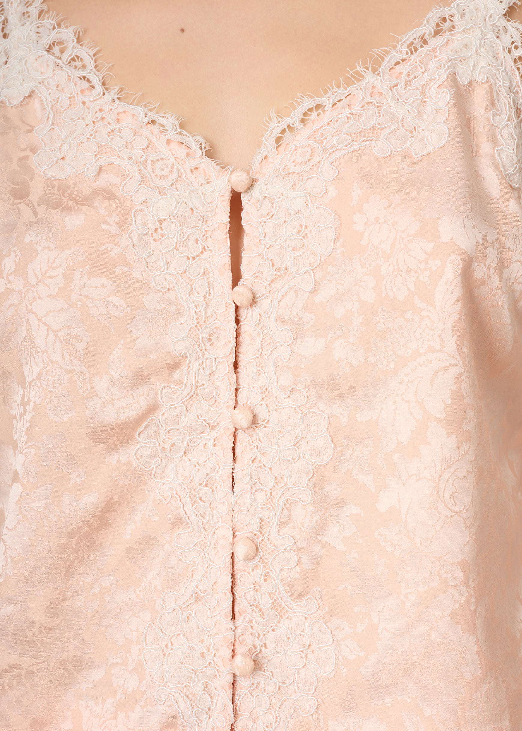 Collins Jacquard Camisole Light Peach – CAMI NYC