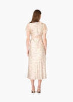Dinah Silk Midi Dress English Cottage