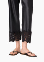 Bristol Mid Rise Lace Pant Black