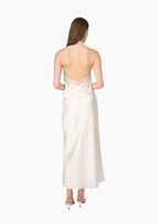 Guynan Silk Maxi Skirt Macadamia