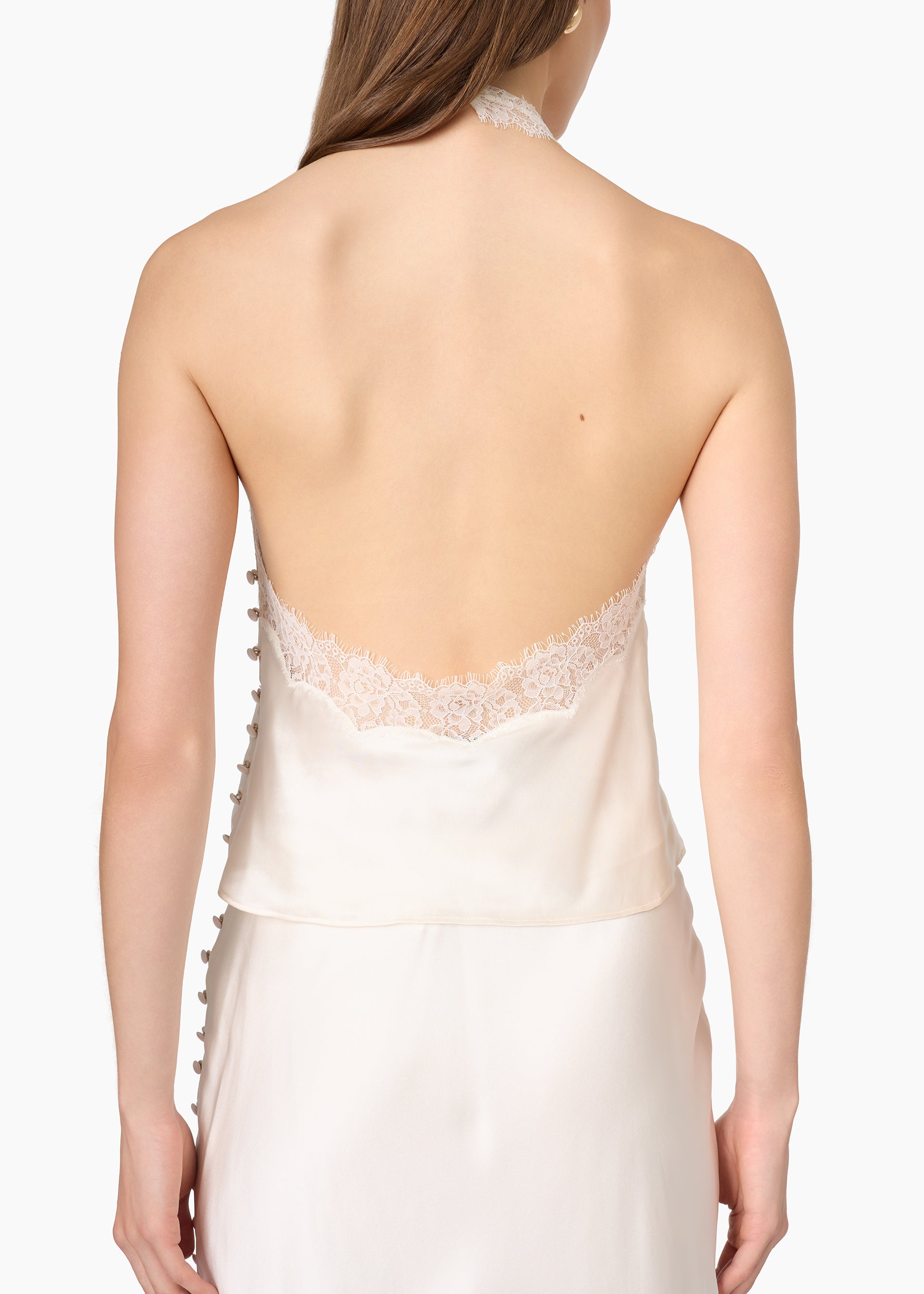 Lucille Silk Top Macadamia