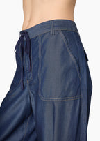 Sheldon Chambray Trouser Dark Wash