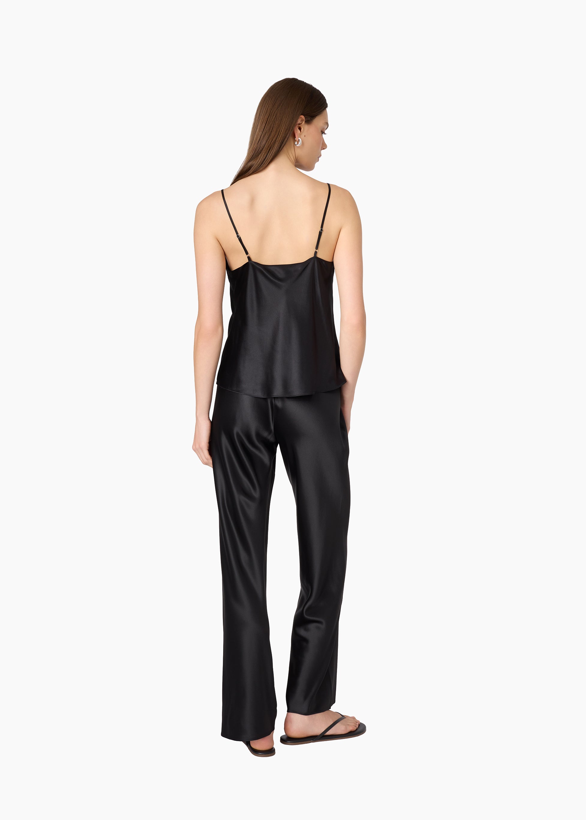 Annika Silk Camisole Black – CAMI NYC