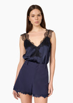 Lauren Silk Camisole Navy