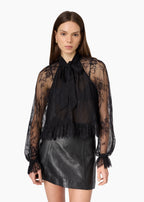 Tully Lace Blouse Black