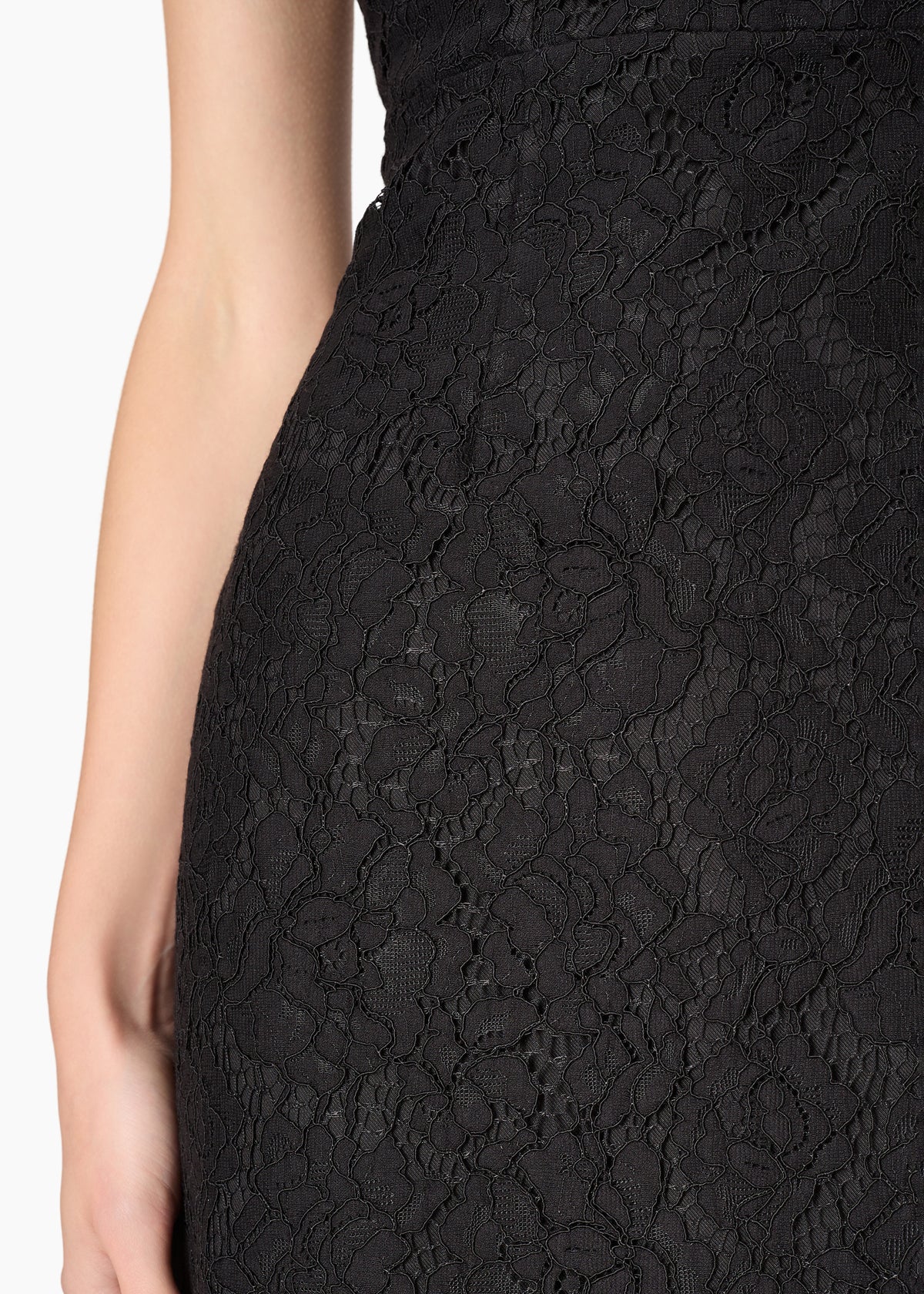 Sipsy Lace Midi Dress Black