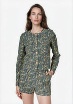 Harland Brocade Short Tapestry Floral