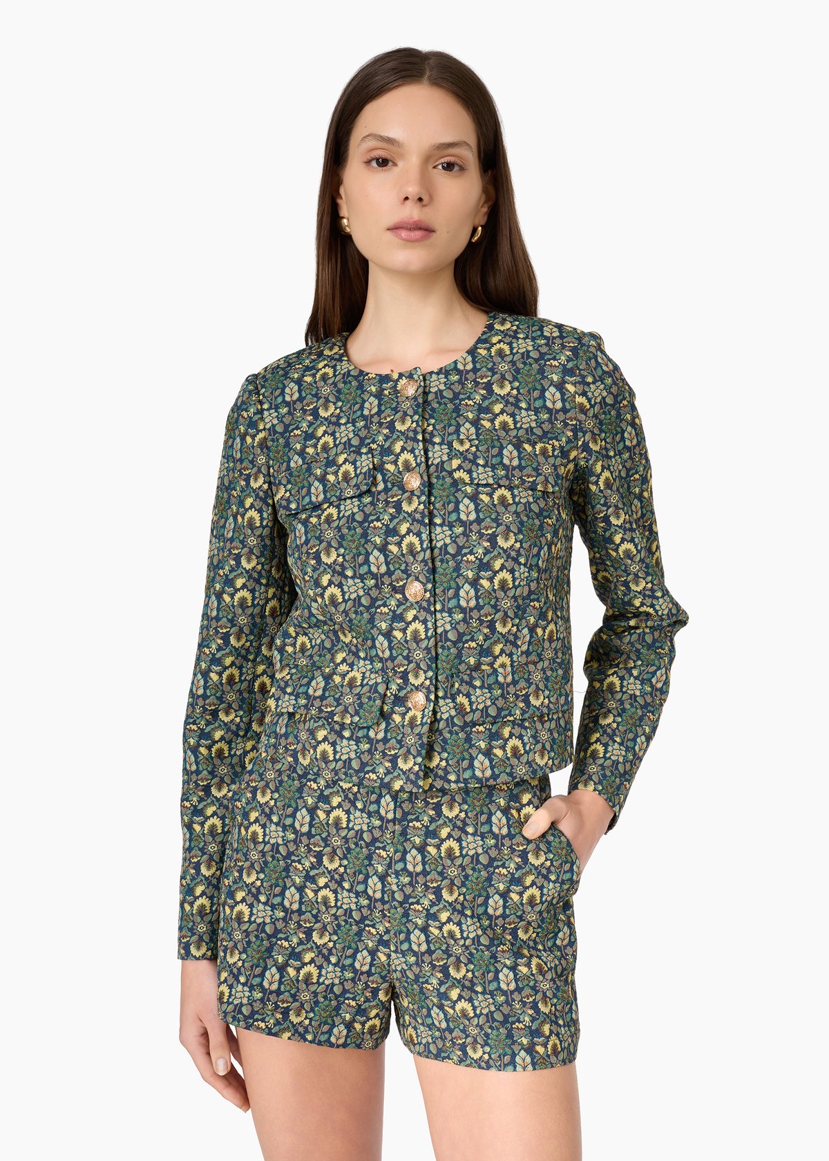 Harland Brocade Short Tapestry Floral