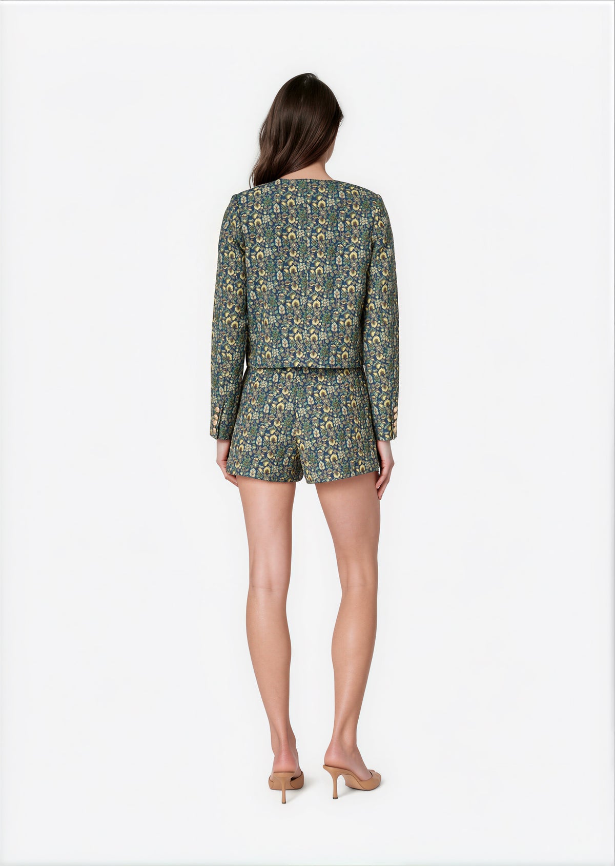 Harland Brocade Short Tapestry Floral