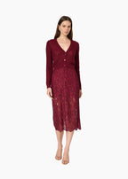Osmond Lace Midi Skirt Compote
