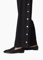 Meade Wide Leg Tencel Trouser Black