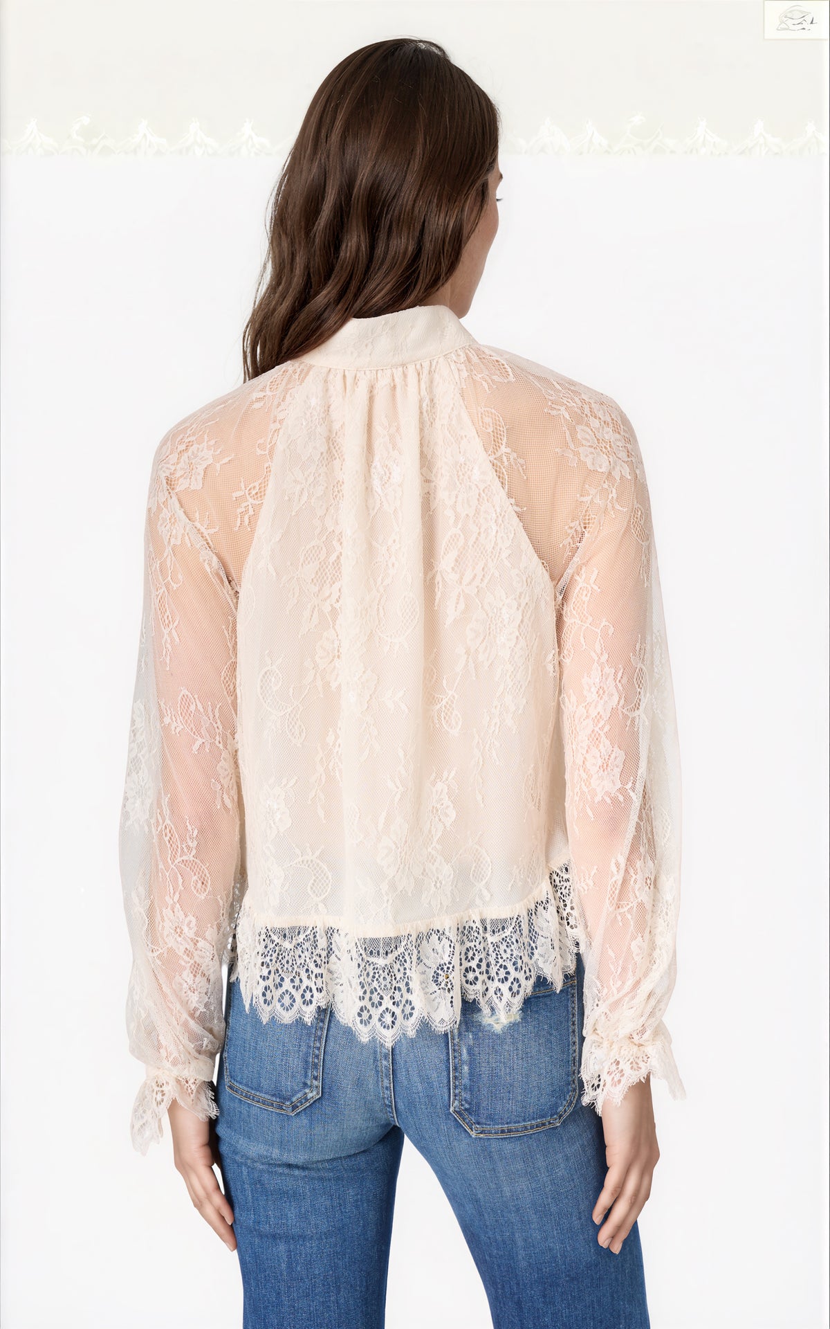 Tully Lace Blouse Oat