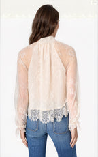 Tully Lace Blouse Oat