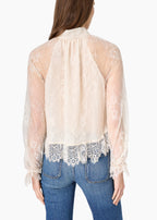Tully Lace Blouse Oat