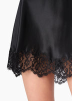 Rogers Silk Mini Skirt Black