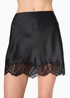 Rogers Silk Mini Skirt Black