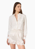 Napier Cotton Poplin Shirt White