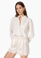 Napier Cotton Poplin Shirt White