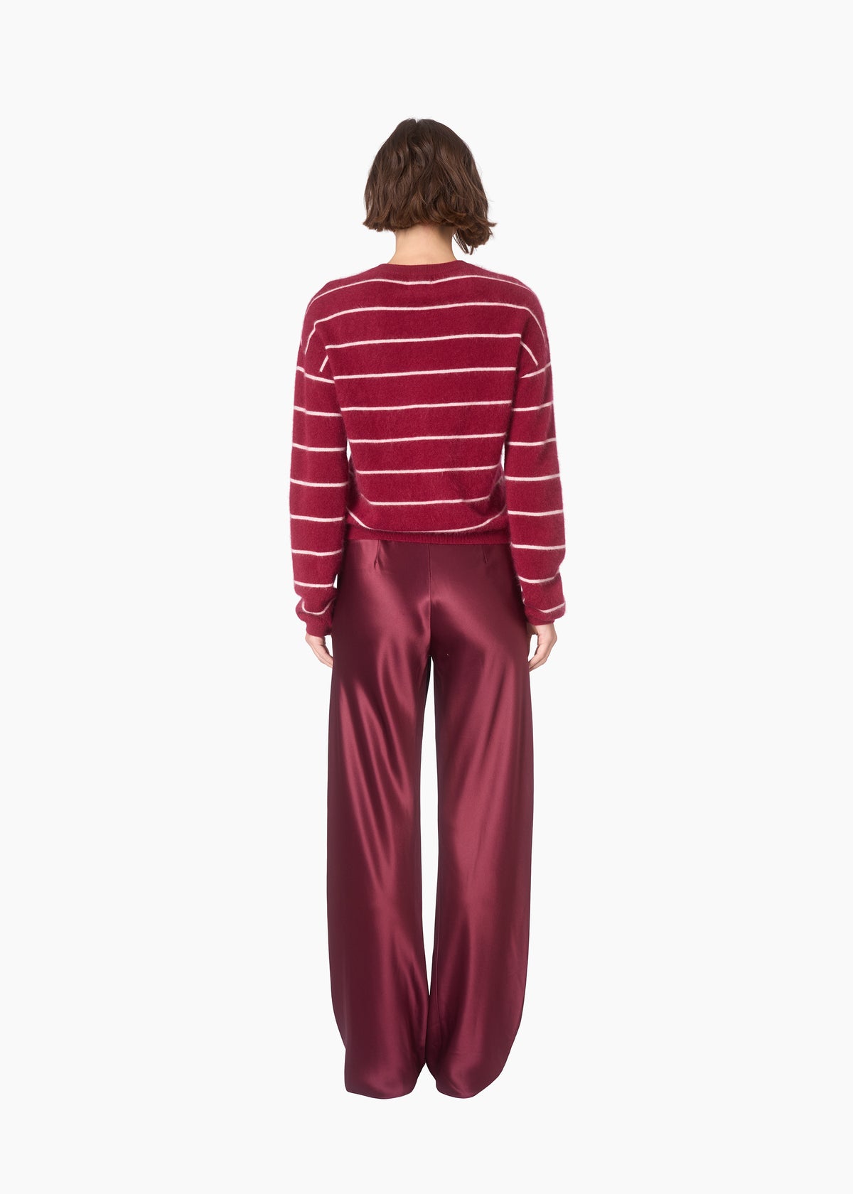 Bristol Mid Rise Pant Deep Plum