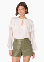 Marila Chiffon Blouse White