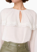 Marila Chiffon Blouse White