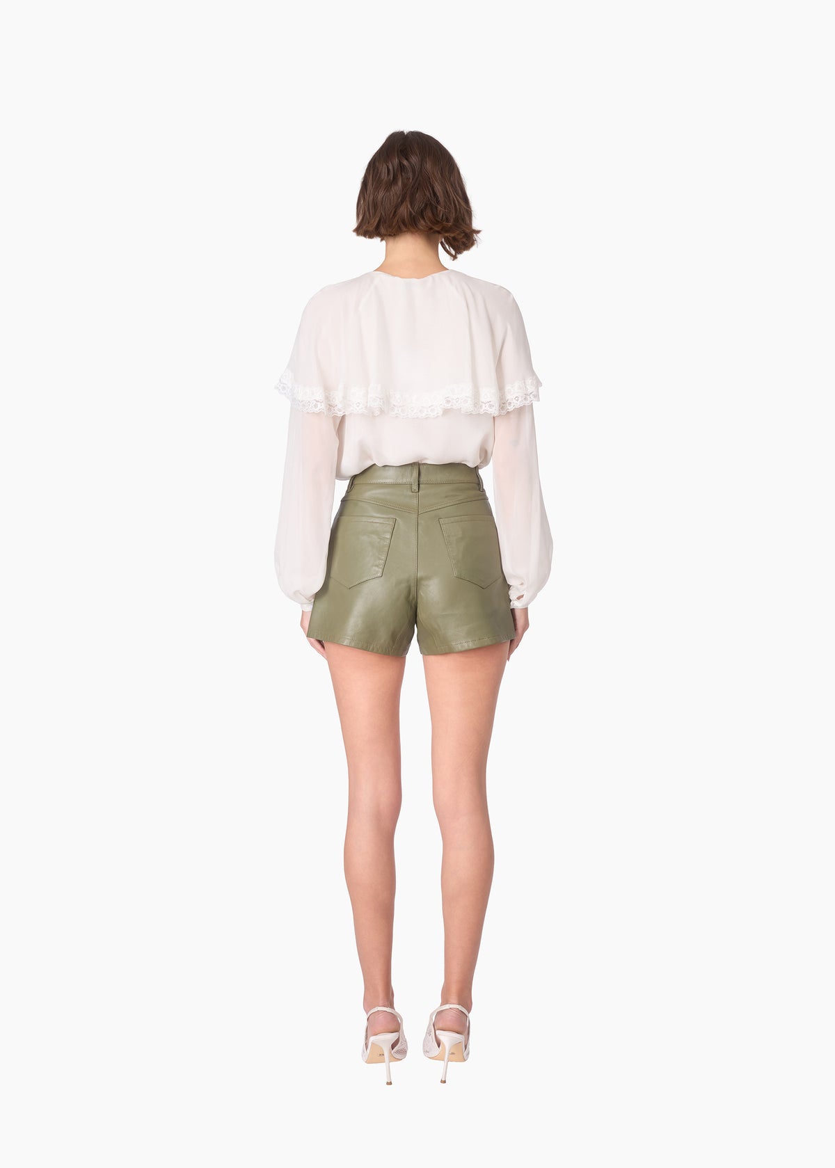 Marila Chiffon Blouse White