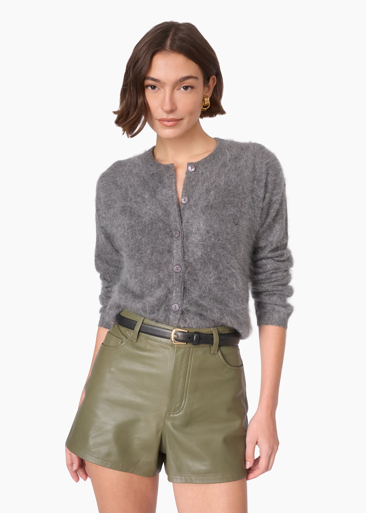 Benning Cashmere Cardigan Coal