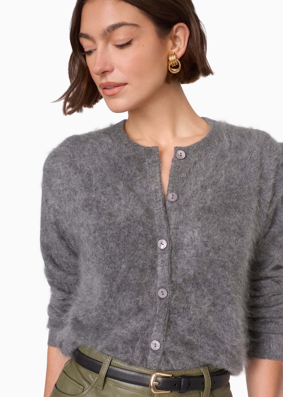 Benning Cashmere Cardigan Coal