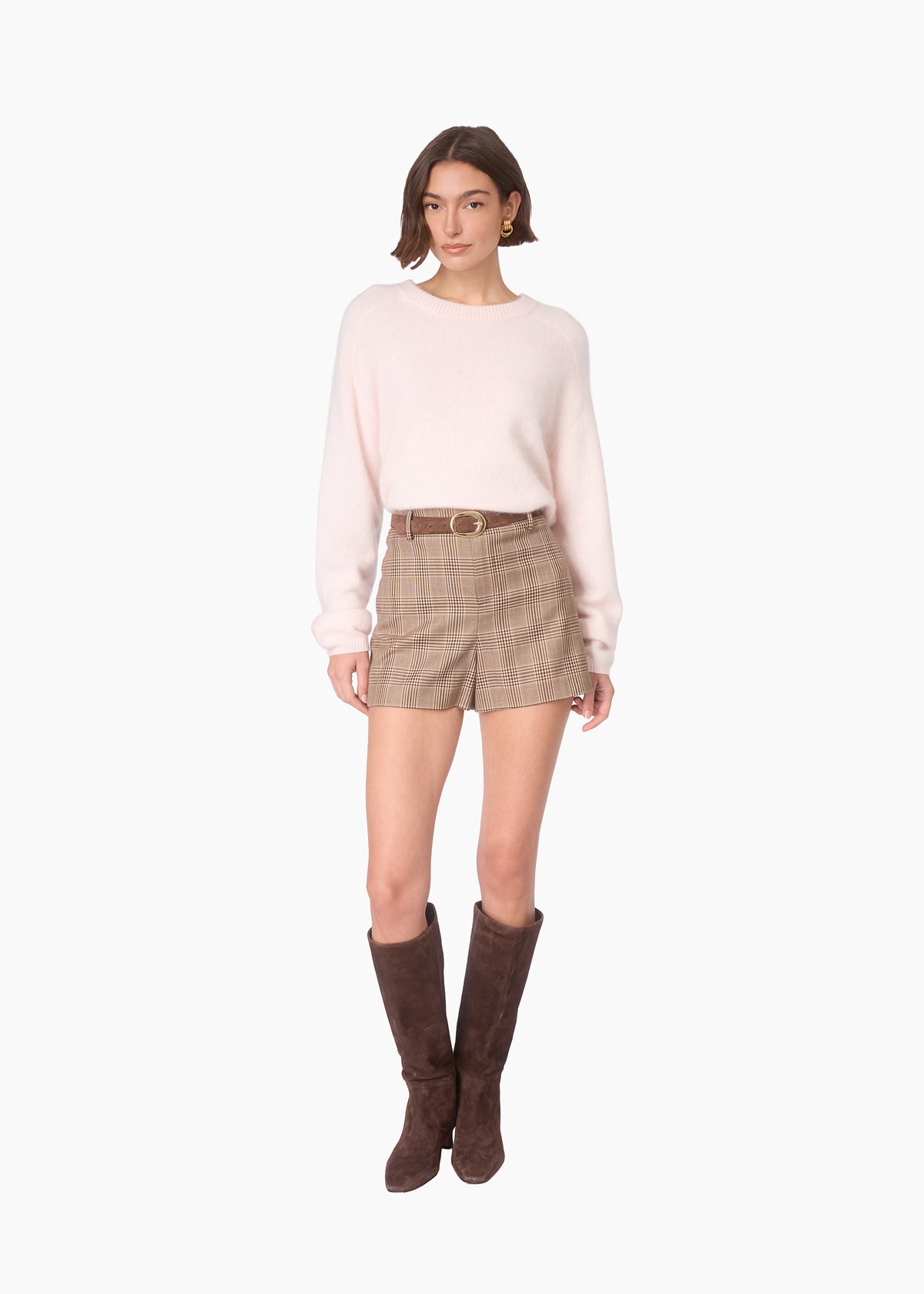 Niall Cashmere Sweater Light Pink