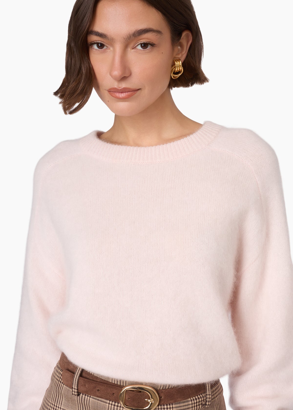Niall Cashmere Sweater Light Pink