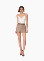 Annika Silk Camisole Macadamia