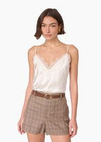 Annika Silk Camisole Macadamia