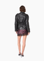 Blane Genuine Leather Jacket Black
