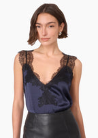 Lauren Silk Camisole Navy