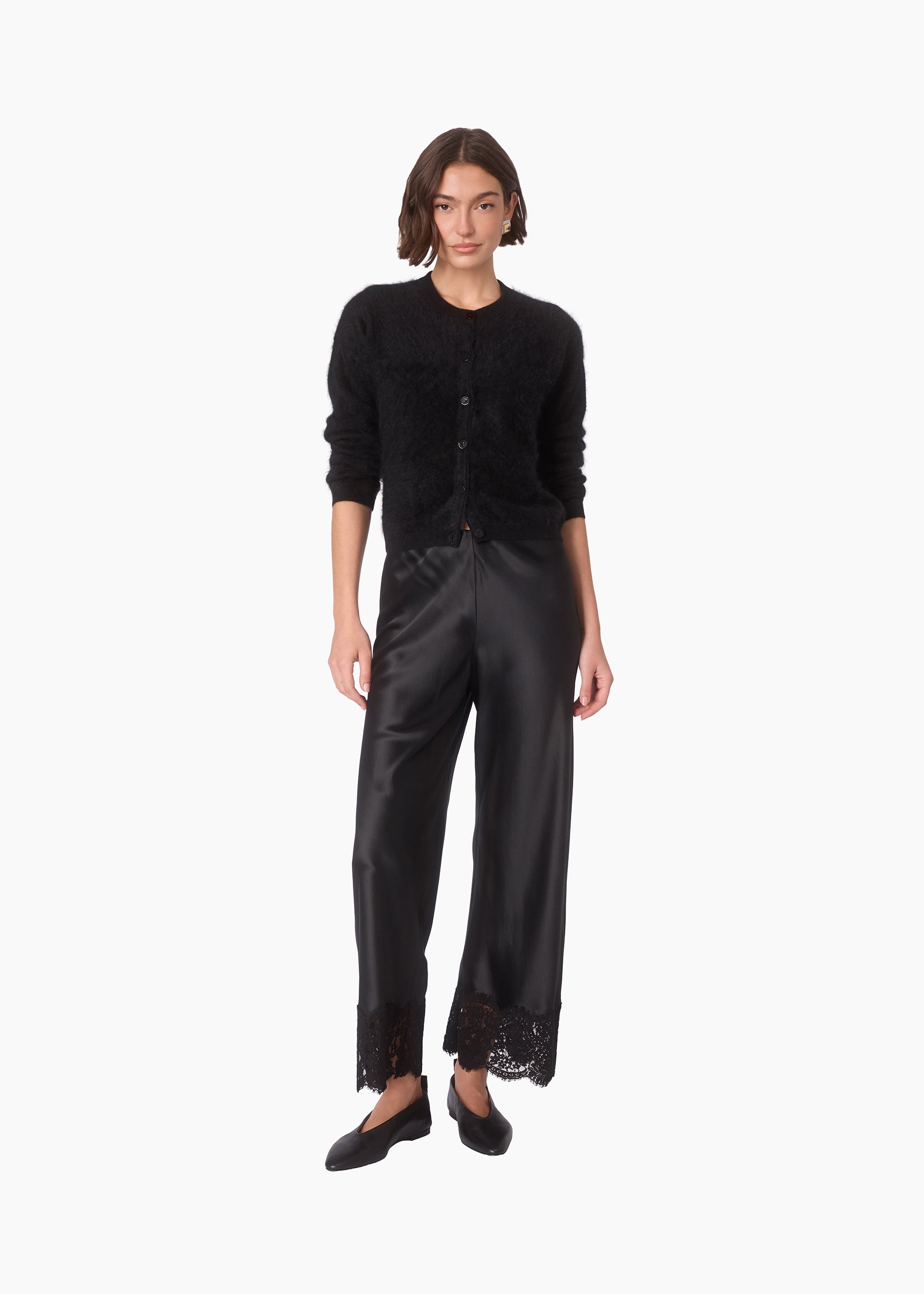 Bristol Mid Rise Lace Pant Black – CAMI NYC