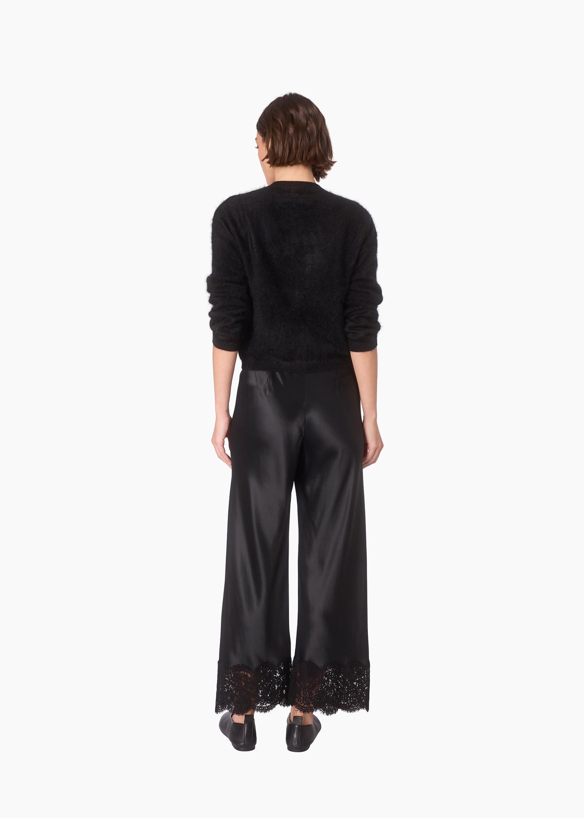 Bristol Mid Rise Lace Pant Black