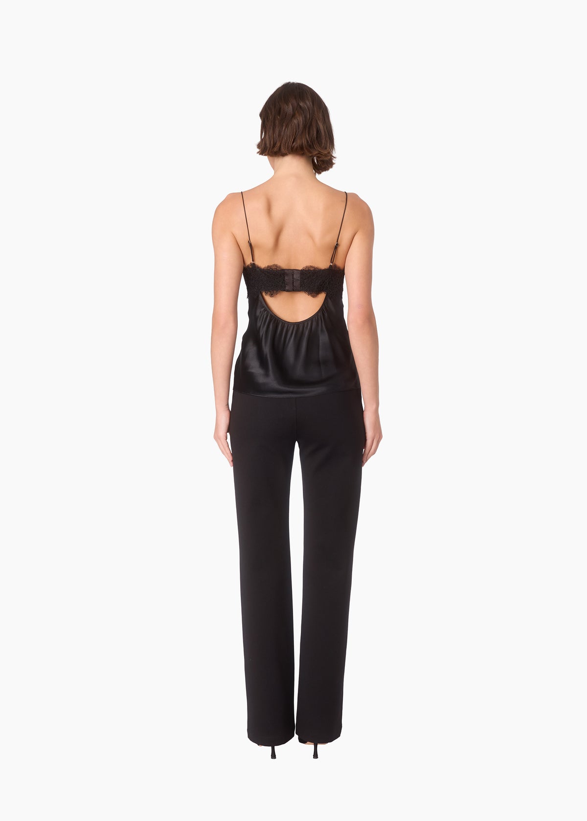 Margie High Rise Ponte Pant Black